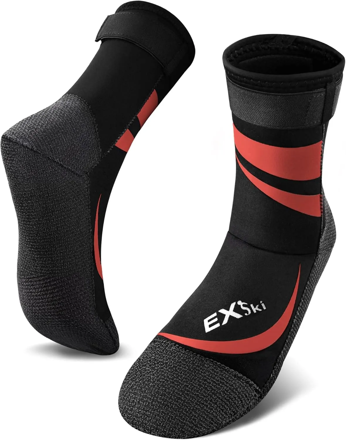 3mm Neoprene Water Socks, Sandproof Durable Beach Volleyball Socks for Men Women
