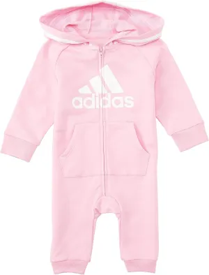 adidas Baby Boys' Infant Girls' and Baby Boys' Long Sleeve Hooded Coverall