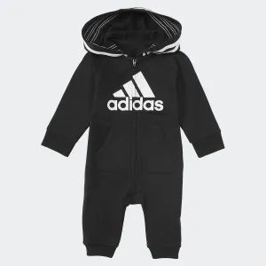 adidas Baby Boys' Infant Girls' and Baby Boys' Long Sleeve Hooded Coverall
