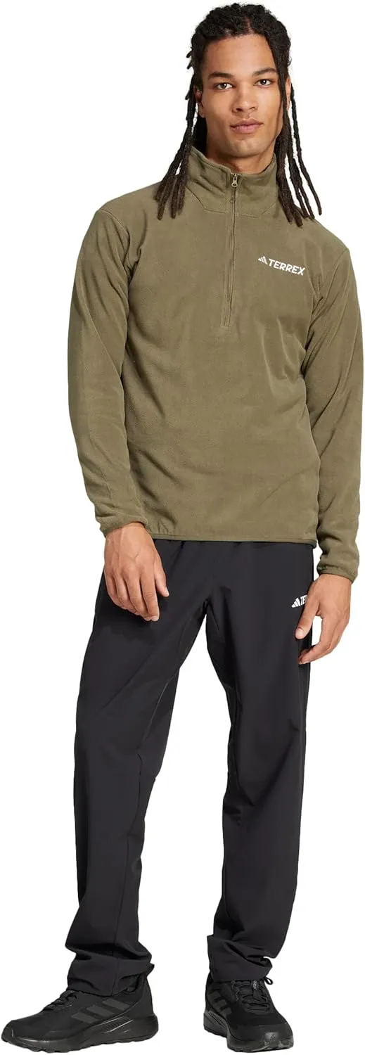adidas Men's Terrex Multi Essentials Half-Zip Fleece Hiking Jacket