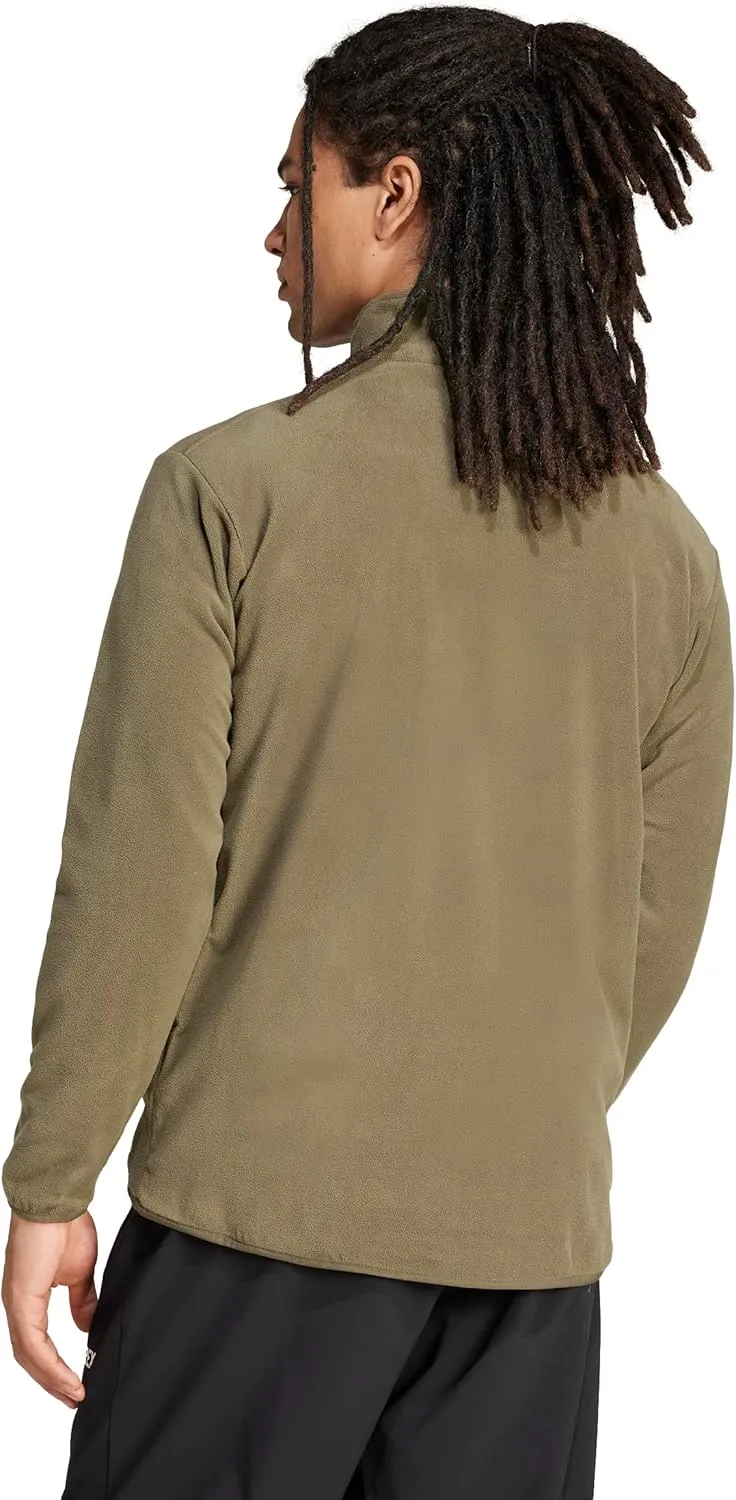 adidas Men's Terrex Multi Essentials Half-Zip Fleece Hiking Jacket