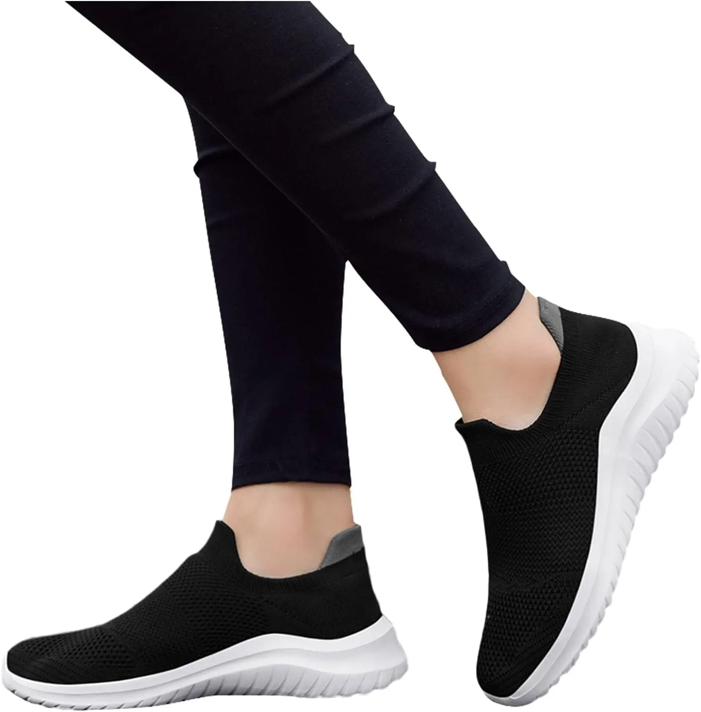 Arch Support Platform Sneakers for Women Lightweight Casual Sneakers for Gym Travel Work Business Casual Shoe