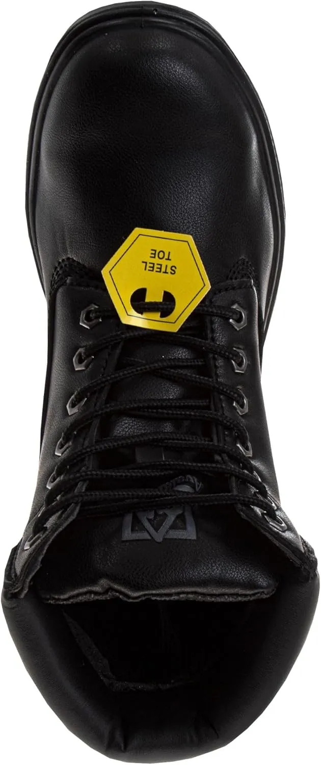 Avalanche Steel Toe Work Boots for Men EverFit Comfort Technology - Anti Slip Grip Heavy Duty Leather Boot Safety Industrial Workwear Construction