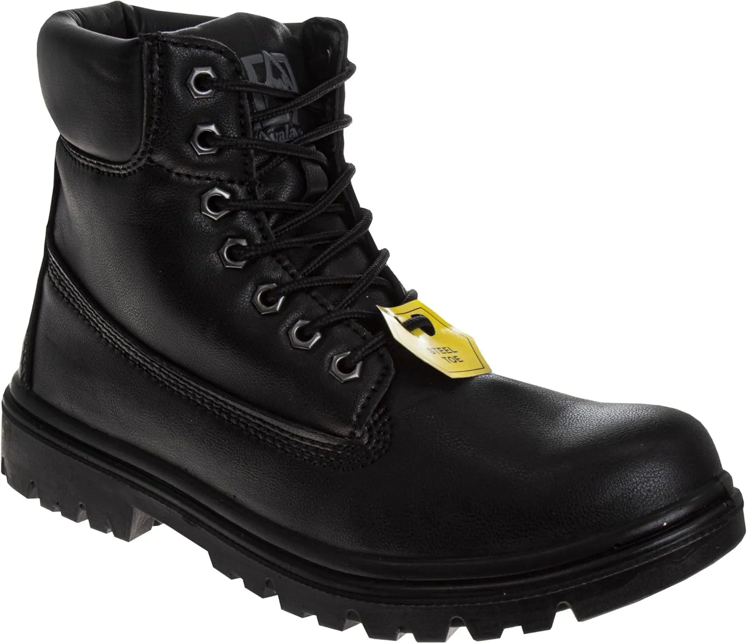 Avalanche Steel Toe Work Boots for Men EverFit Comfort Technology - Anti Slip Grip Heavy Duty Leather Boot Safety Industrial Workwear Construction