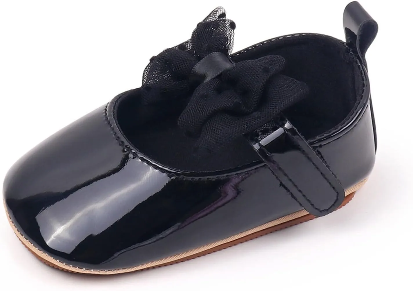 Baby Girls Sandals Lace Bowknot Adjusted Strap Mary Jane Flats Shoes Newborn Cute Wedding Princess Dress Sandals