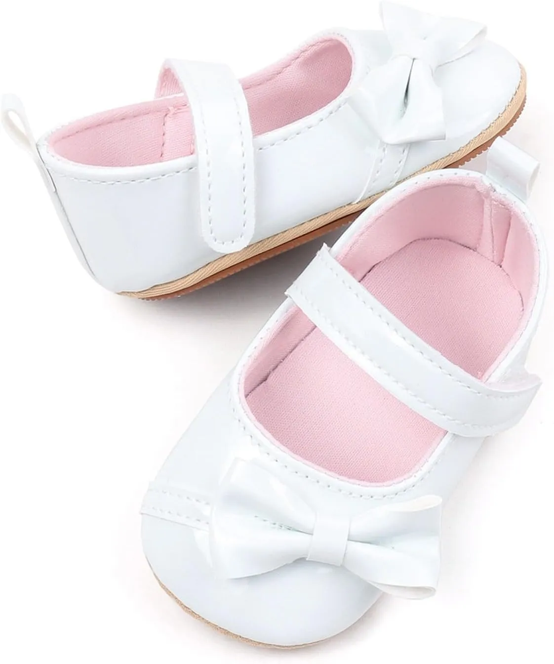 Baby Girls Sandals Leather Cute Bow Knot Mary Jane Flats Princess Shoes Infant Soft Casual Sole Wedding Dress Sandals