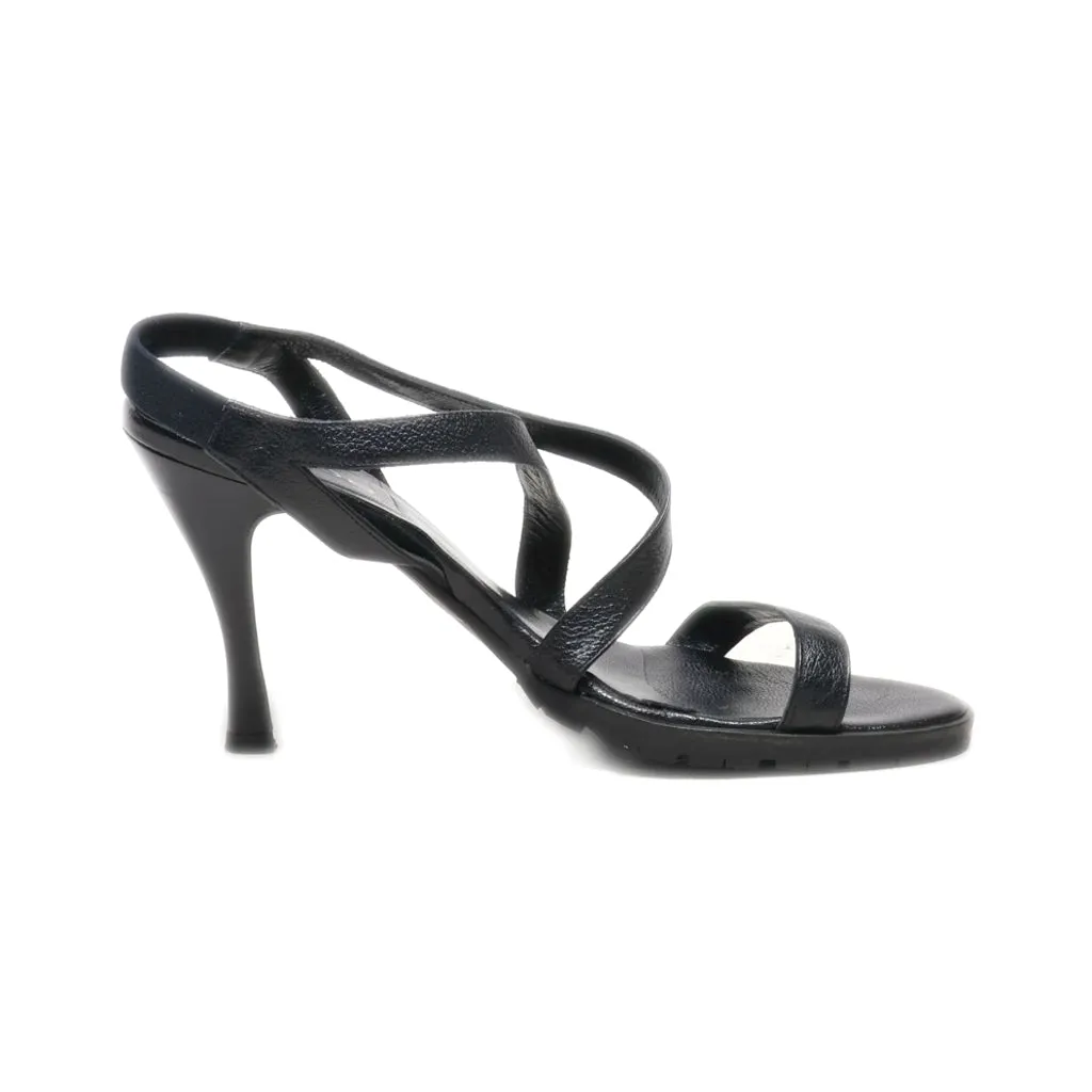 Bebe High-Heel Shoes Leather Black Colour For Women