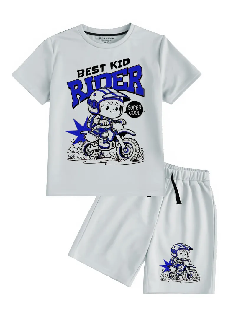 Best Kid Bike Ride Super Cool Shorts Set For Boys