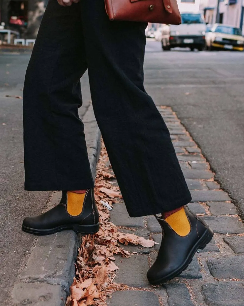Blundstone 1919 Brown Mustard Chelsea Boots