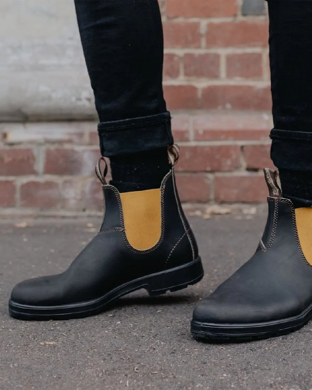 Blundstone 1919 Brown Mustard Chelsea Boots