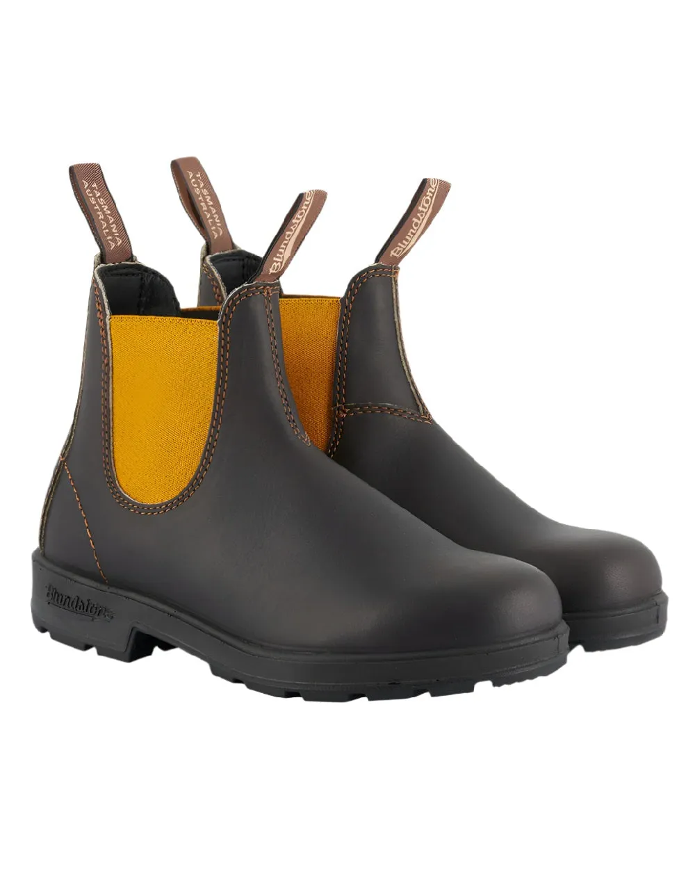 Blundstone 1919 Brown Mustard Chelsea Boots
