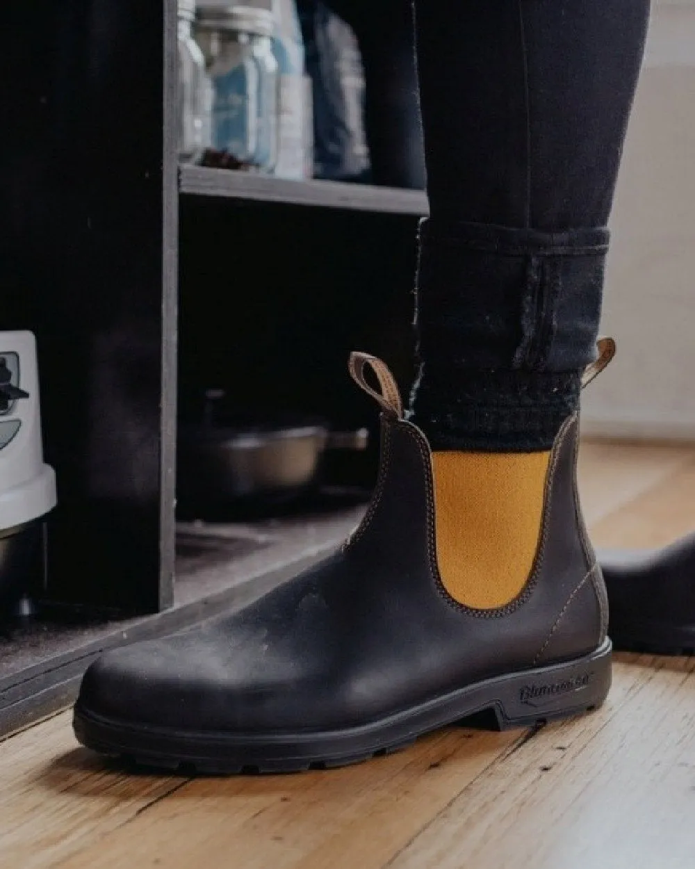 Blundstone 1919 Brown Mustard Chelsea Boots