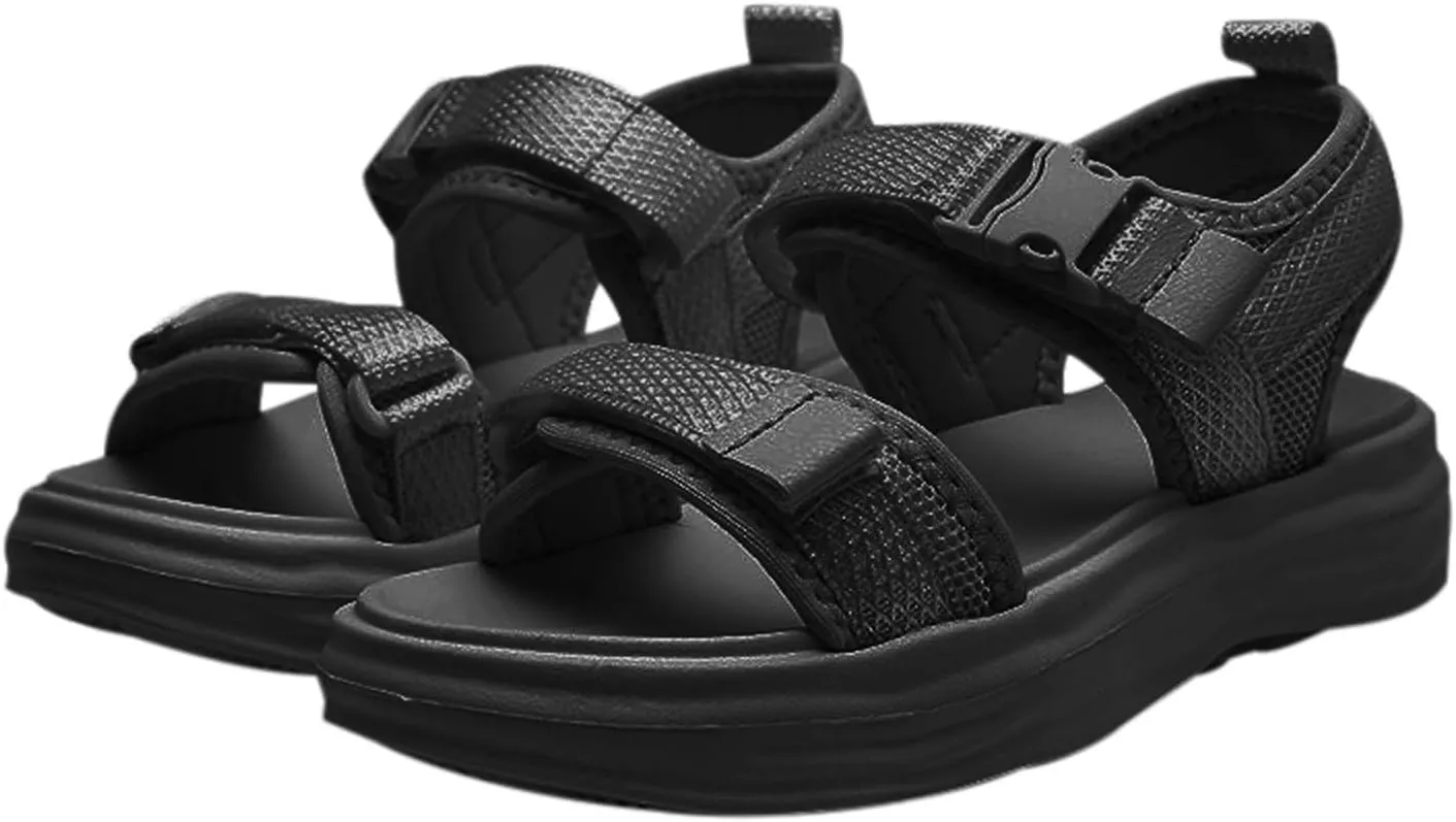 Boys Sandals Open Toe Slip On Double Strap Adjustable Sport Sandals Girls Summer Outdoor Athletic Water Shoes