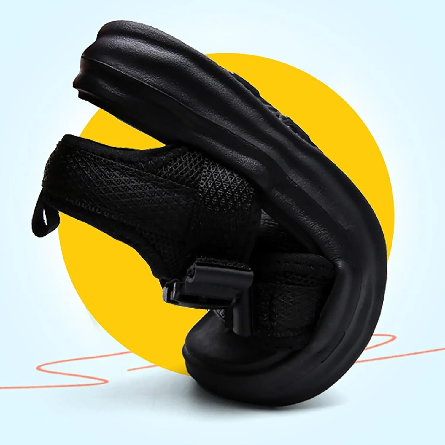 Boys Sandals Open Toe Slip On Double Strap Adjustable Sport Sandals Girls Summer Outdoor Athletic Water Shoes