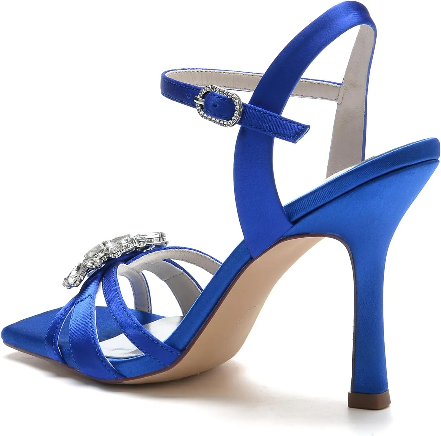 Bridal for Wedding Dress Shoes High Heels Sandals for Women Stiletto Heel Heeled Peep Toe Prom Evening Formal Party Shoes
