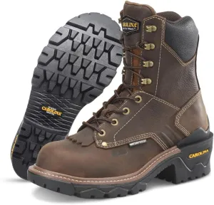 Carolina Cardinal Capacity 8" Waterproof Composite Toe Logger Work Boot for Men - Durable and Comfortable