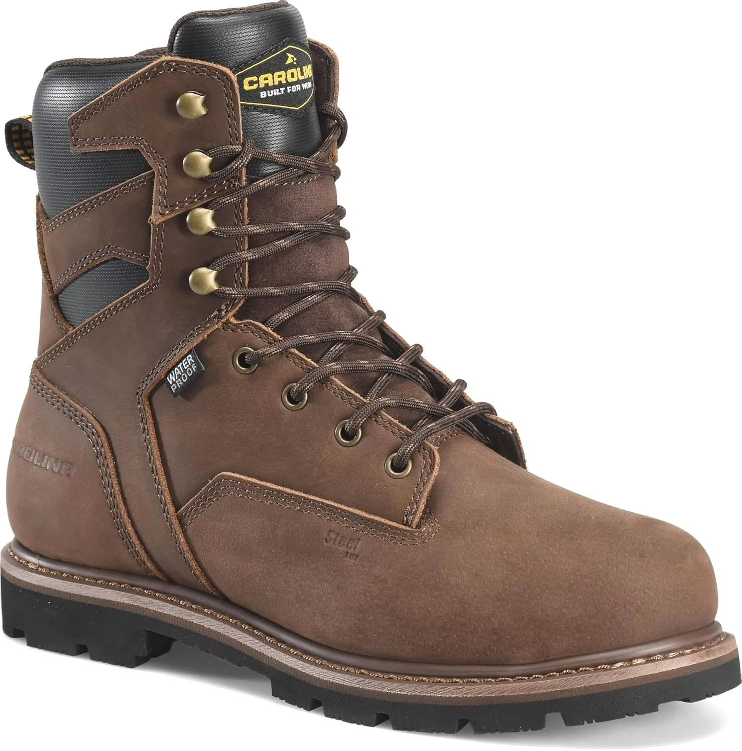 Carolina Men's 8" Waterproof Steel Toe Work Boot