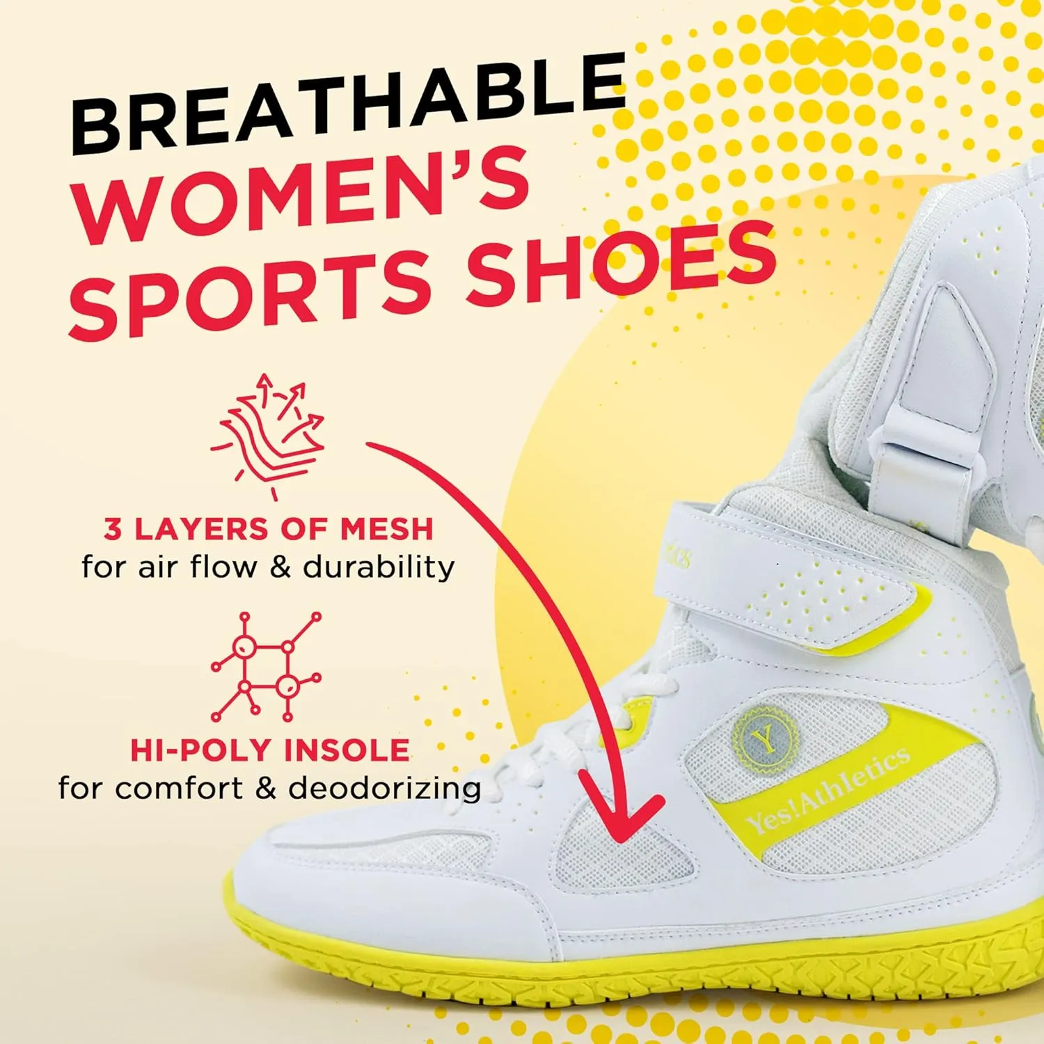 Champion1 Wrestling Shoes for Women and Girls - Lightweight, Durable Athletic Shoes for Boxing, Weightlifting, MMA, Kickboxing, Powerlifting and Gym Training
