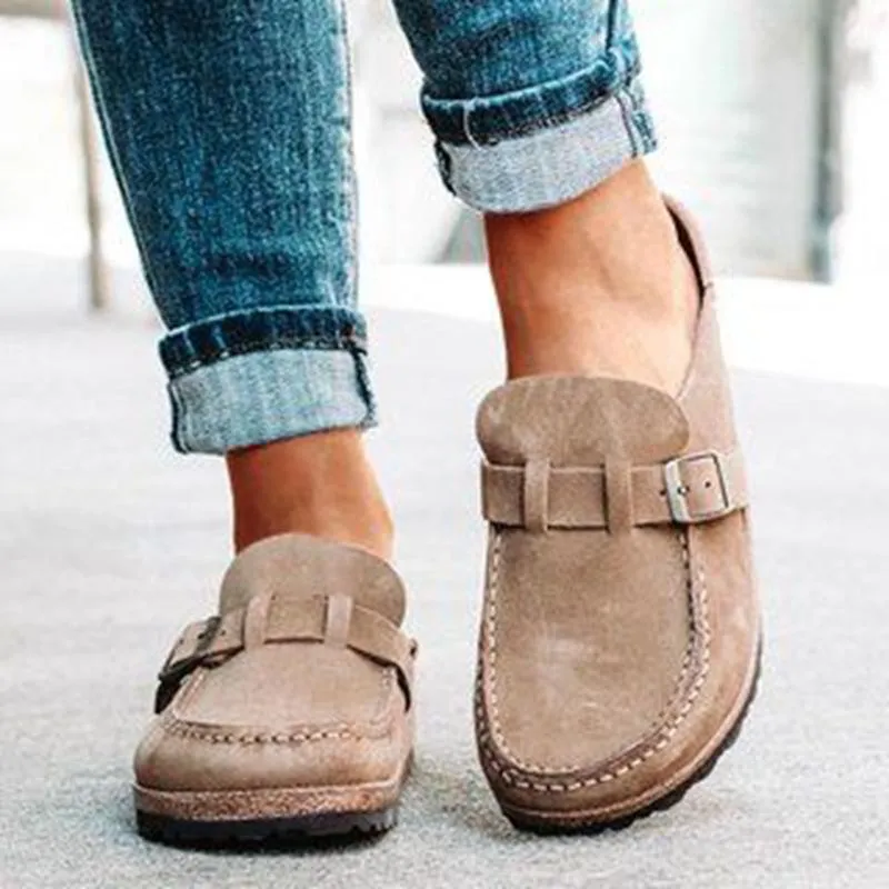 Chicvane 2020 New Comfy Clogs Wedge Sandals Half Slides Shoes