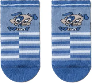 Conte Kids Tip-Top Cotton Soft Antislip Durable Multicolor All-Season Boys Socks Size 14 (Fits Shoe 6-8)
