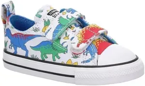 Converse Unisex-Baby Chuck Taylor All Star Dino Party Easy on (Infant/Toddler) Sneaker