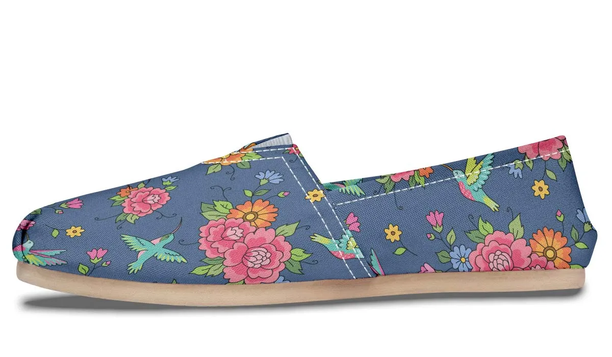 Cute Hummingbirds Pattern Casual Shoes
