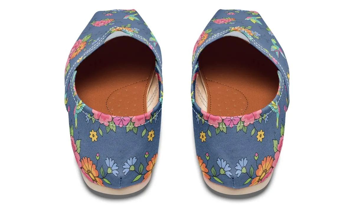 Cute Hummingbirds Pattern Casual Shoes