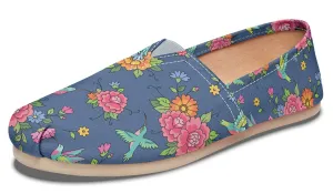 Cute Hummingbirds Pattern Casual Shoes