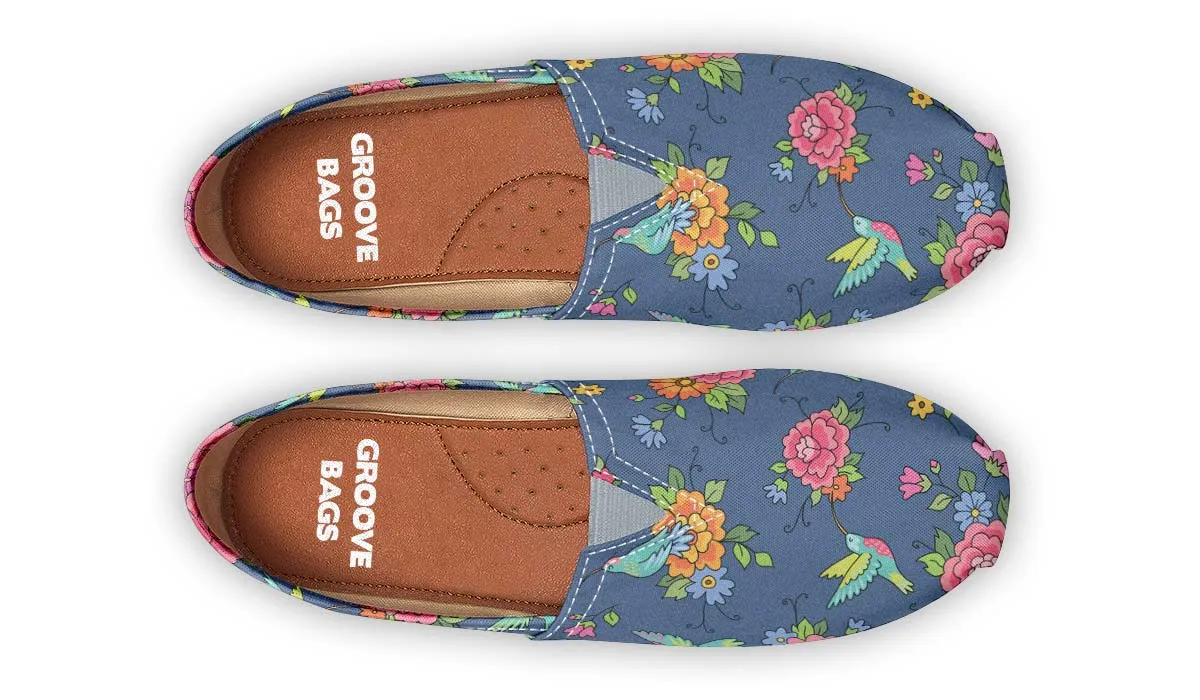 Cute Hummingbirds Pattern Casual Shoes