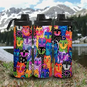 Cute Leopard Water Bottle - Perfect for Cycling, Hiking, Fitness & Outdoor Adventures