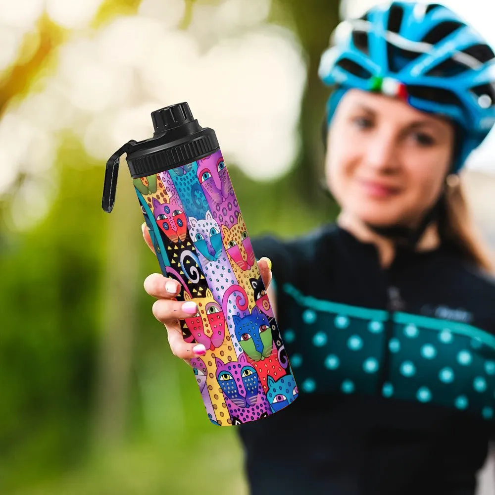 Cute Leopard Water Bottle - Perfect for Cycling, Hiking, Fitness & Outdoor Adventures