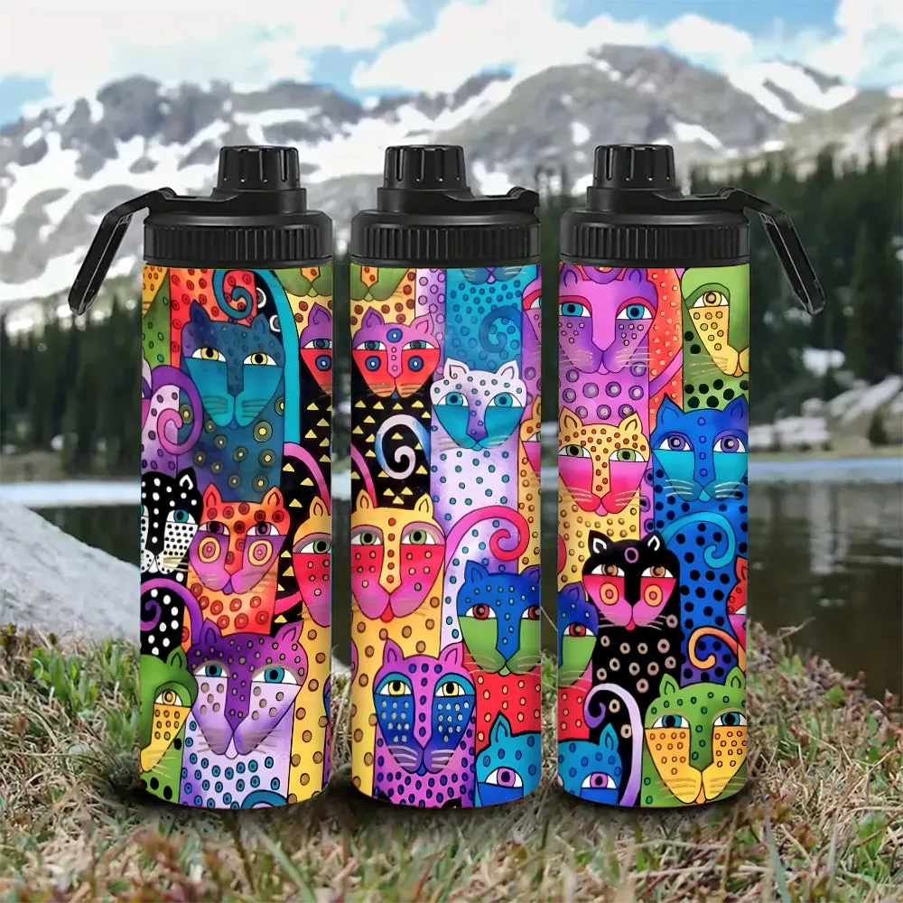 Cute Leopard Water Bottle - Perfect for Cycling, Hiking, Fitness & Outdoor Adventures