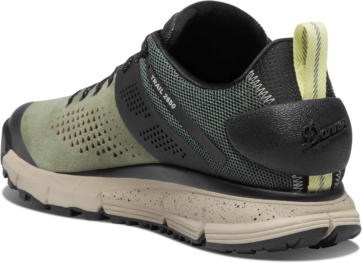 Danner Trail 2650 Hiking Shoes for Men - Durable Suede, Lightweight Textile with Breathable Mesh Lining, Ortholite Footbed & Vibram Traction Outsole