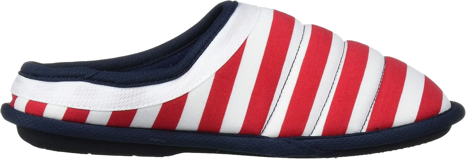 Dearfoams Unisex-Child Kids Toddlers Patriotic Americana Clog for 4th of July Slipper