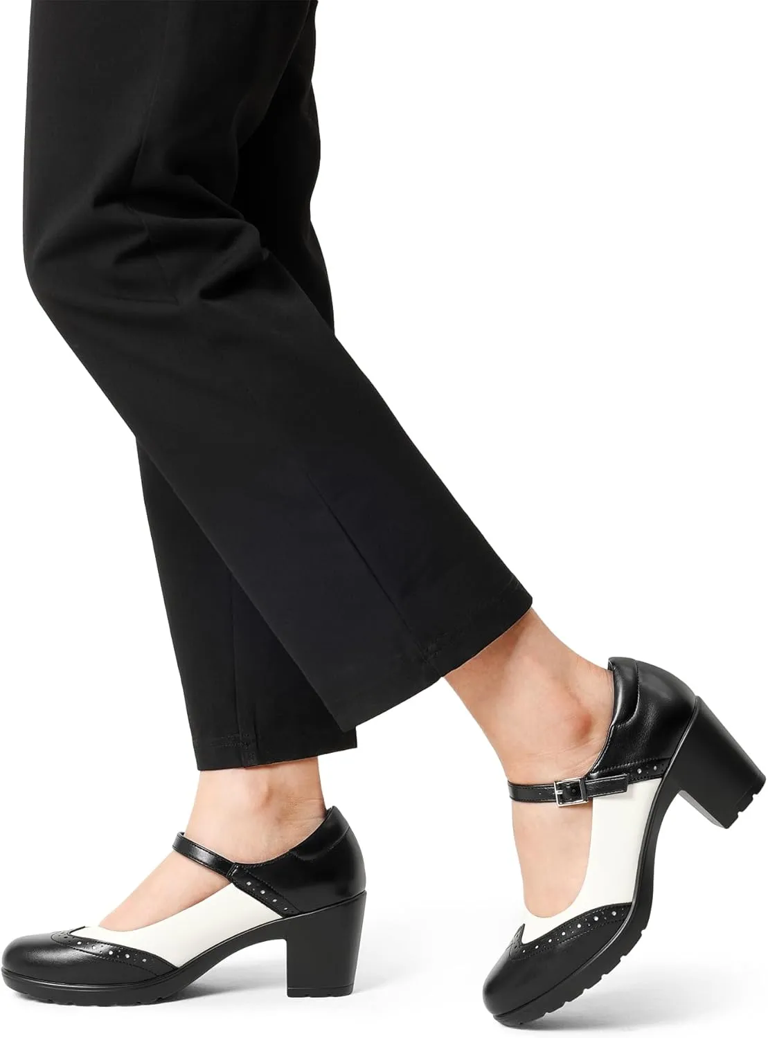DREAM PAIRS Women's Oxfords Mary Jane Dress Shoes Heels for Women