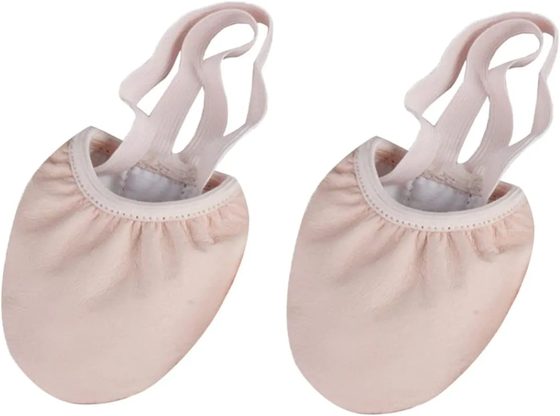Elastic Band Dance Shoes Half Sole Ballet Shoes Toe Protector Size 41 for Yoga Ballroom Dance