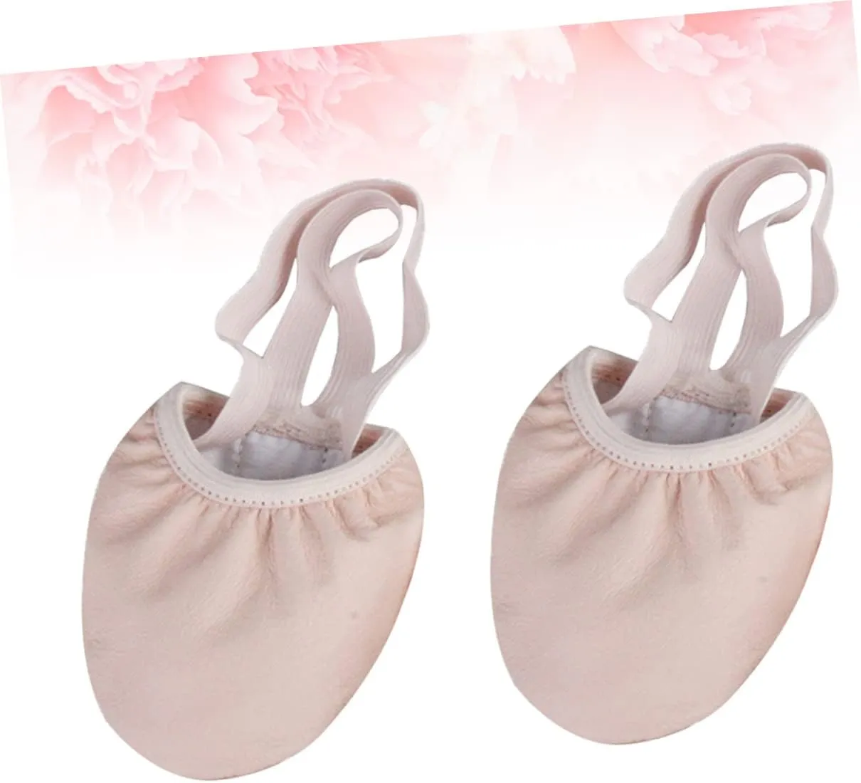 Elastic Band Dance Shoes Half Sole Ballet Shoes Toe Protector Size 41 for Yoga Ballroom Dance