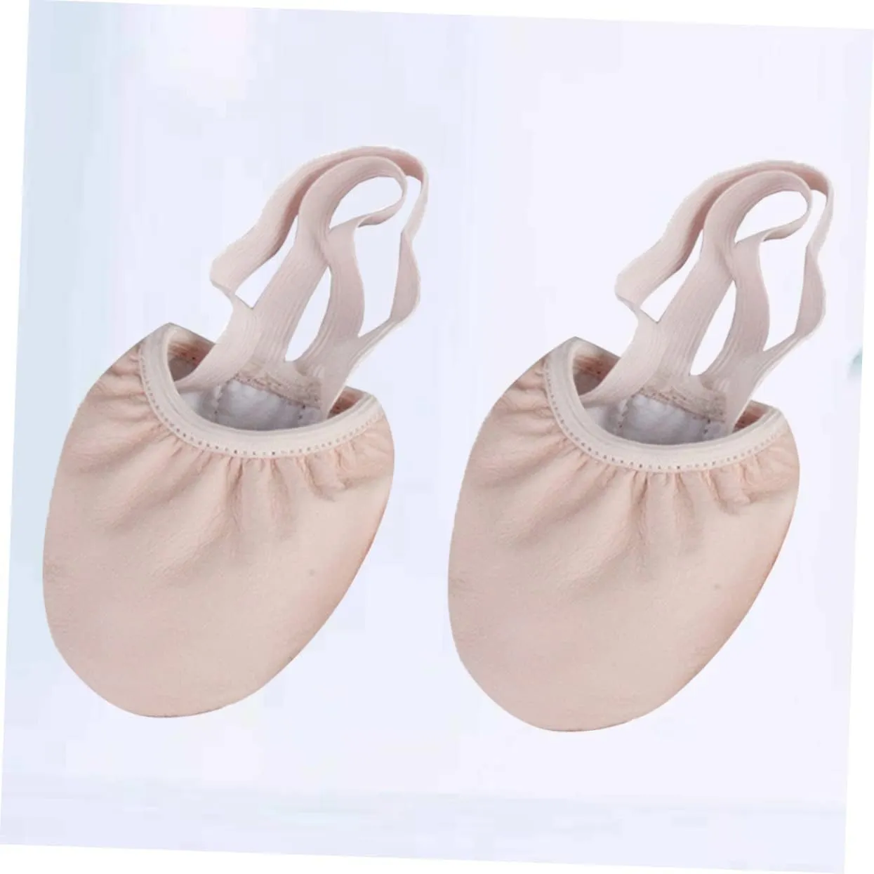 Elastic Band Dance Shoes Half Sole Ballet Shoes Toe Protector Size 41 for Yoga Ballroom Dance