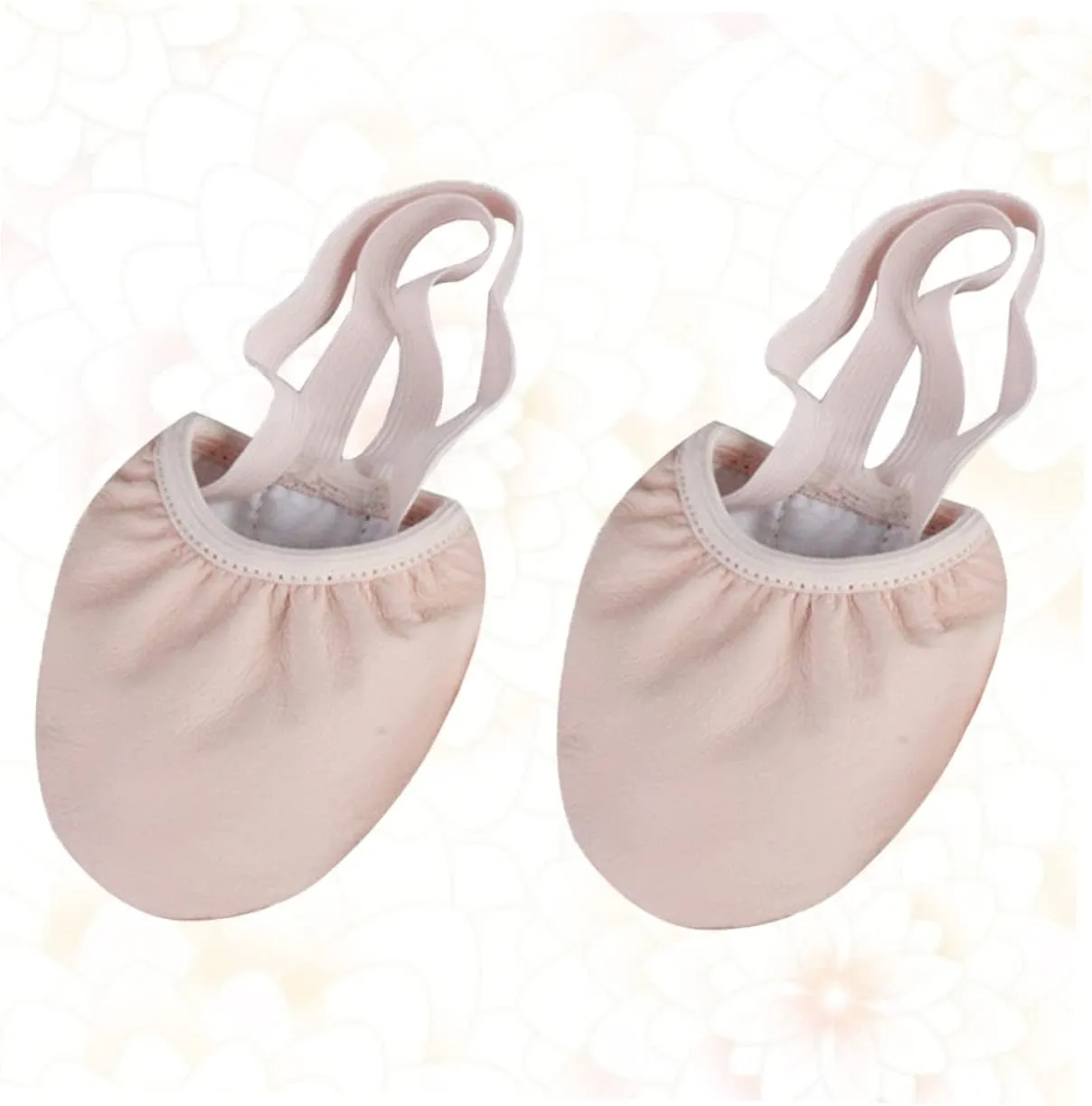 Elastic Band Dance Shoes Half Sole Ballet Shoes Toe Protector Size 41 for Yoga Ballroom Dance