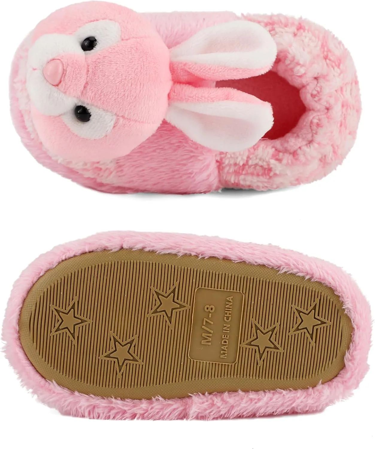 ESTAMICO Girls Boys Slippers Kids Warm Soft Boot Slipper