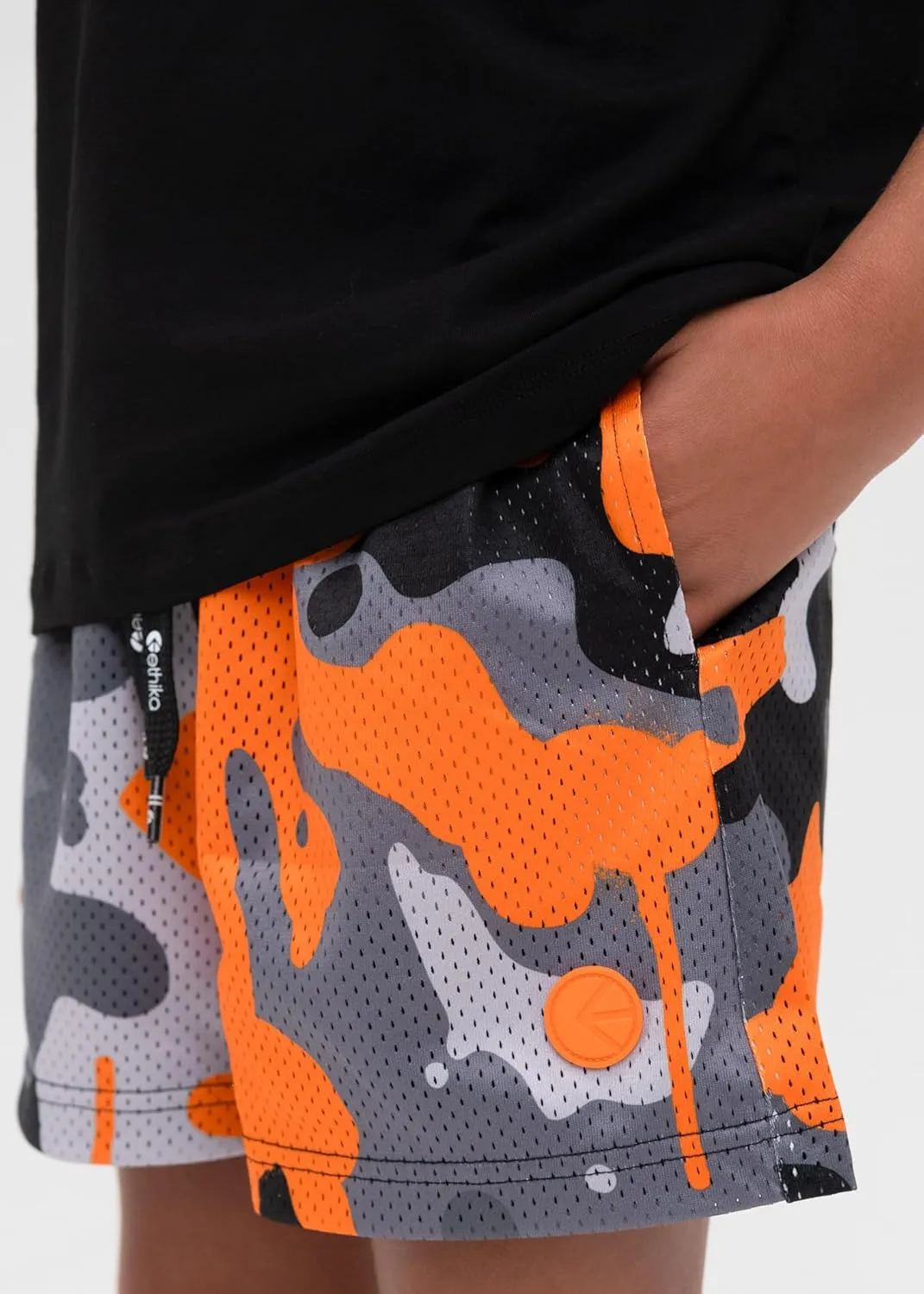 Ethika Boys Basketball Short | Drip Camo