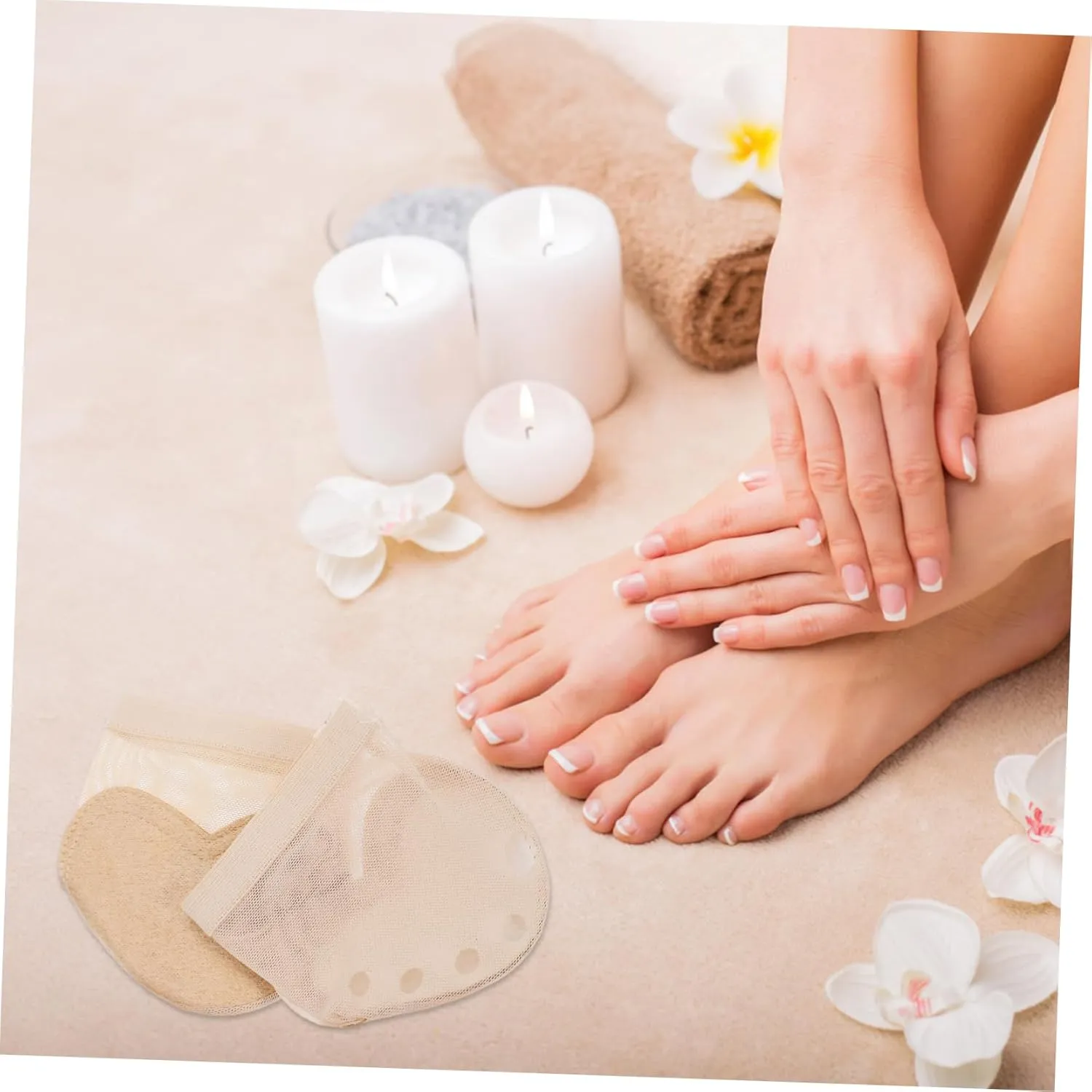 Garneck Ballet Forefoot Cushion Pads Elastic Half Sole for Dancing S Durable Material for Toe Protection for