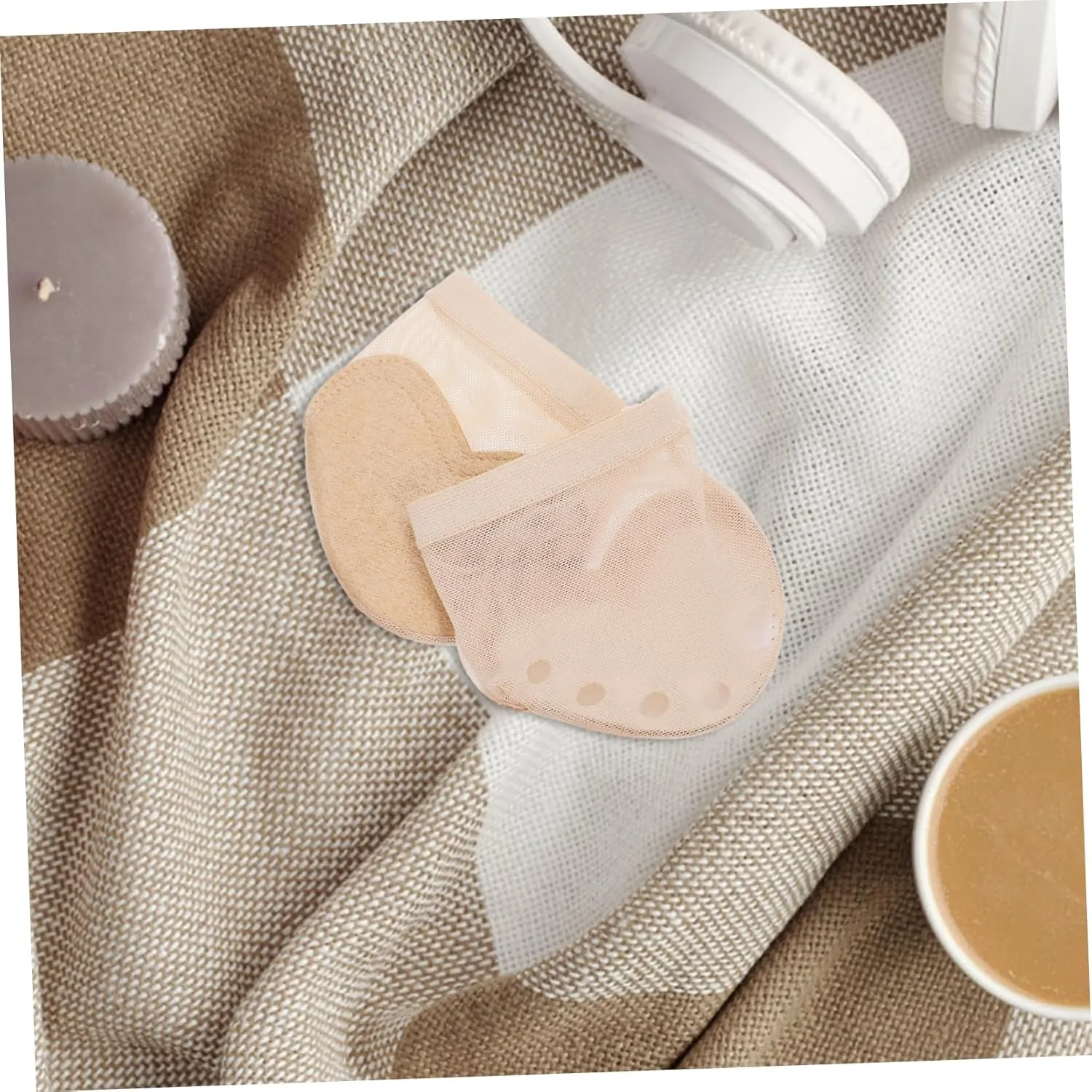 Garneck Ballet Forefoot Cushion Pads Elastic Half Sole for Dancing S Durable Material for Toe Protection for