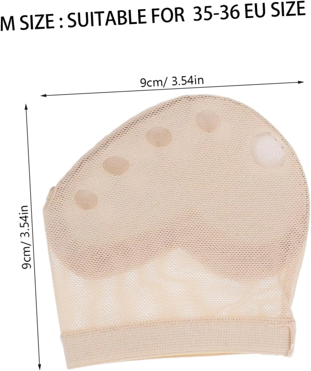 Garneck Ballet Forefoot Cushion Pads Elastic Half Sole for Dancing S Durable Material for Toe Protection for
