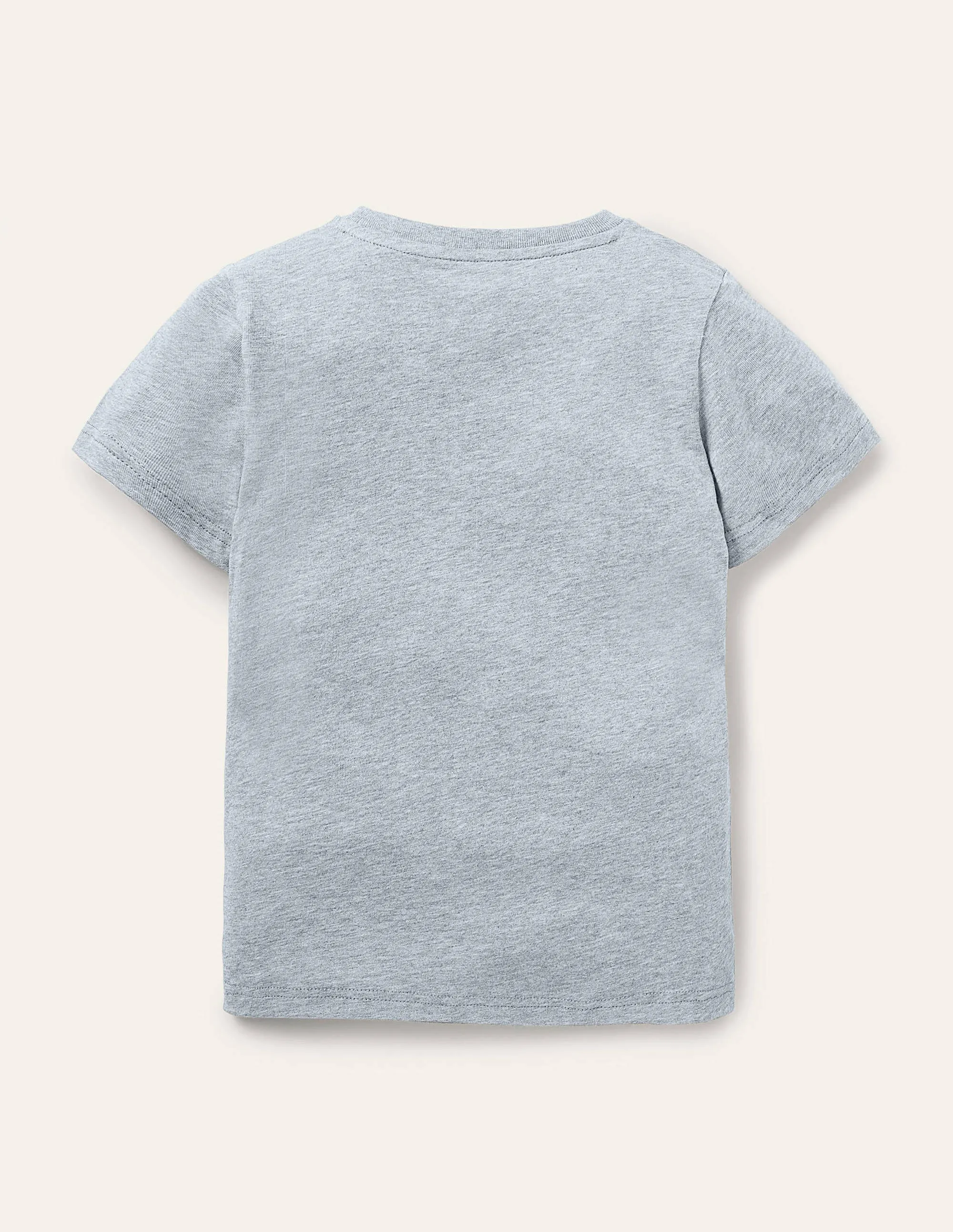 Graphic Animals T-shirt-Grey Marl Crocodiles