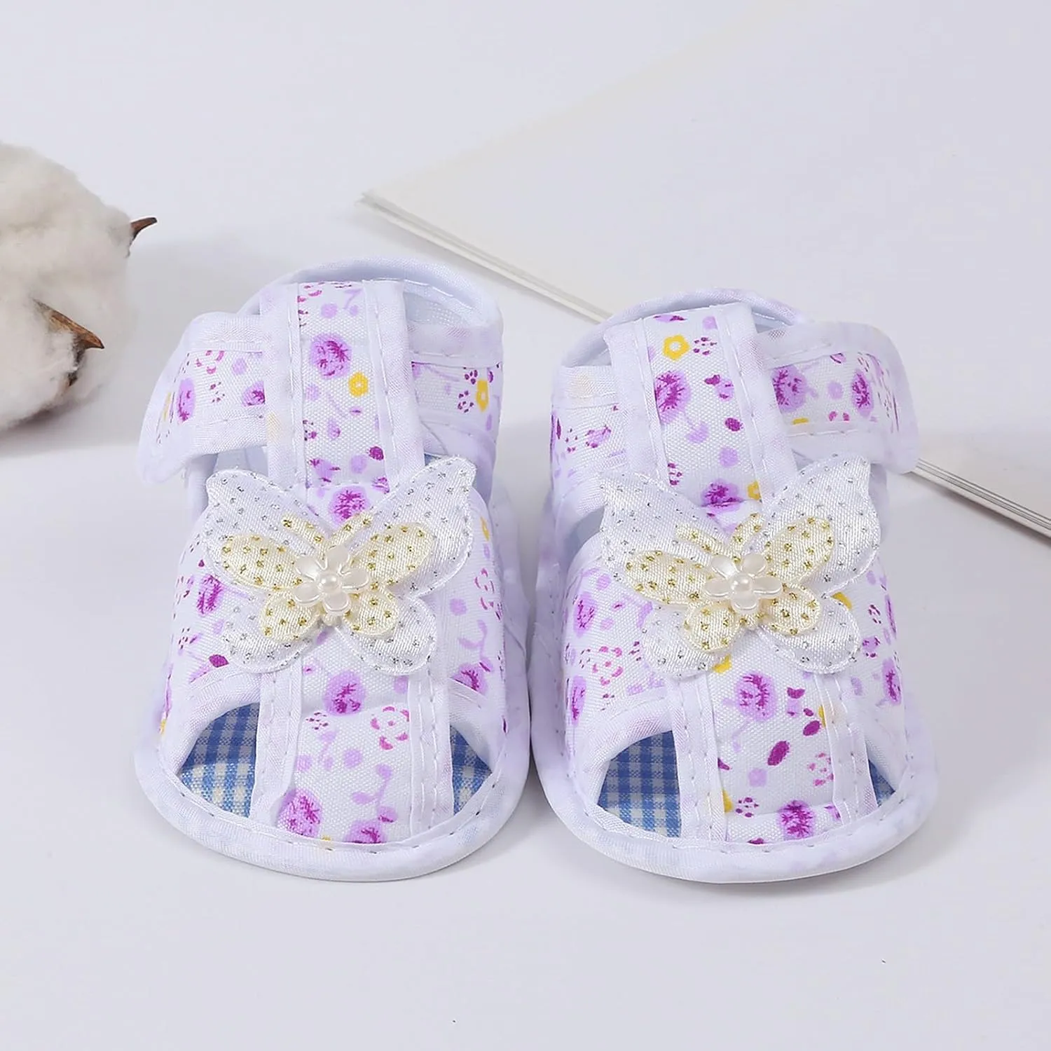 Infant Baby Girl Dress Shoes, Toddler First Walking Mary Jane Flats with Bowknot Non-Slip Soft Sole Wedding Shoes