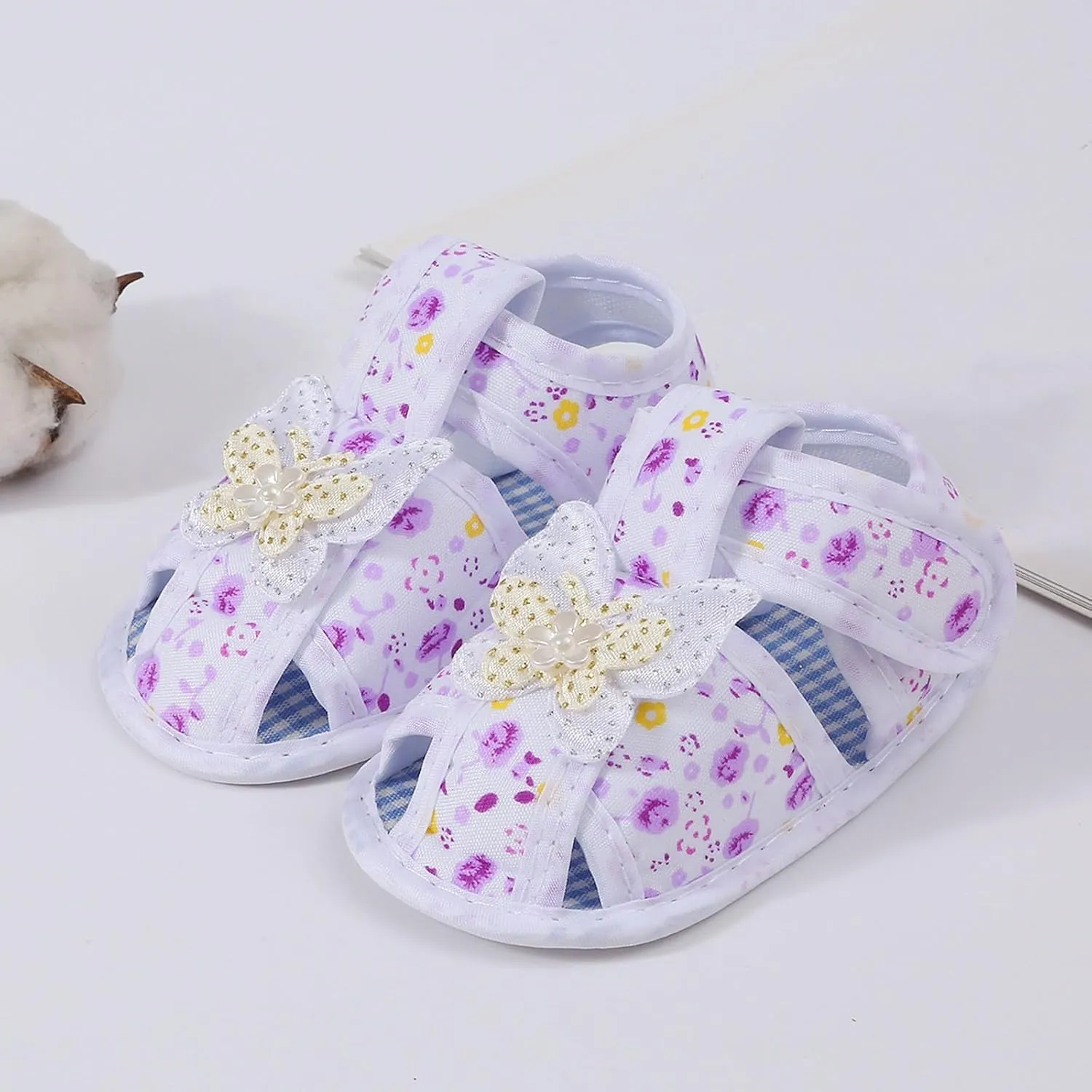Infant Baby Girl Dress Shoes, Toddler First Walking Mary Jane Flats with Bowknot Non-Slip Soft Sole Wedding Shoes