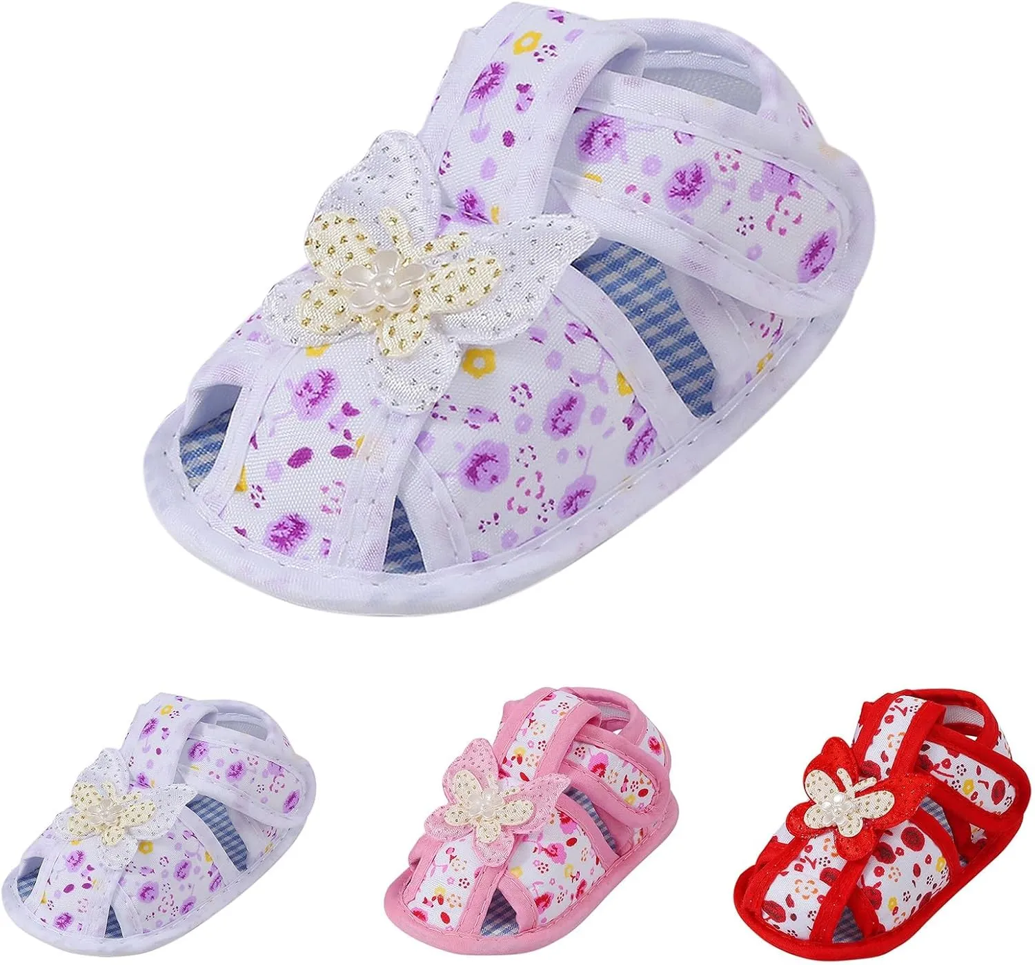 Infant Baby Girl Dress Shoes, Toddler First Walking Mary Jane Flats with Bowknot Non-Slip Soft Sole Wedding Shoes