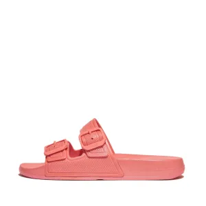 IQUSHION Pearlized Two-Bar Buckle Slides