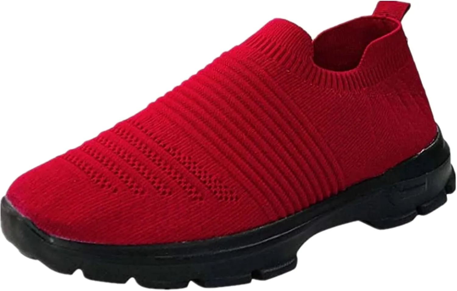 Ladmiple Shoes For Women Slip On Sneakers Running Shoes Non Slip Tennis Walking Sneakers Fashion Slip On Platform Shoes